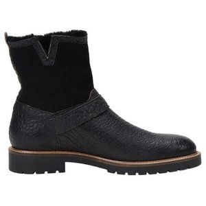 ROSS AND SNOW Federico Rugged Leather Combat Boots